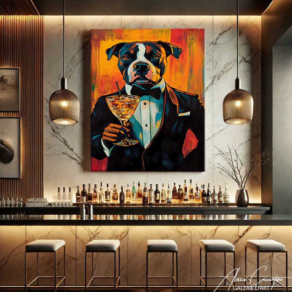 Tableau Chien Mafia