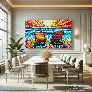 TABLEAU POP ART COLORÉ AlessioCacciatore