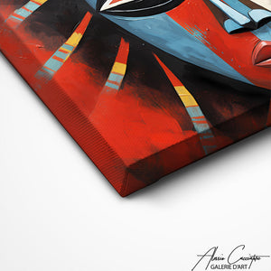 TABLEAU AFRICAIN MASQUE Alessio Cacciatore