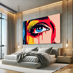 TABLEAU STREET ART COLORÉ Alessio Cacciatore