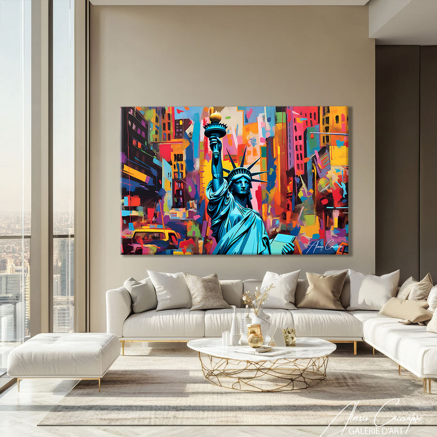 TABLEAU NEW YORK STREET ART – mise en situation