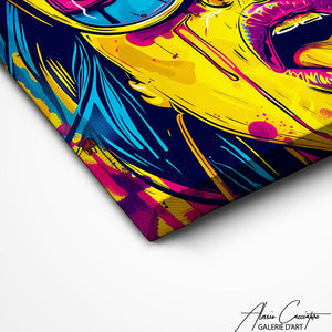 TABLEAU POP ART LANGUE AlessioCacciatore