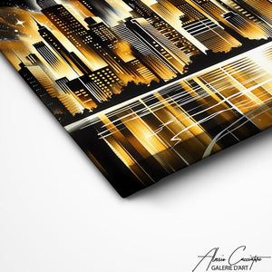 TABLEAU NEW YORK ART DECO Alessio Cacciatore