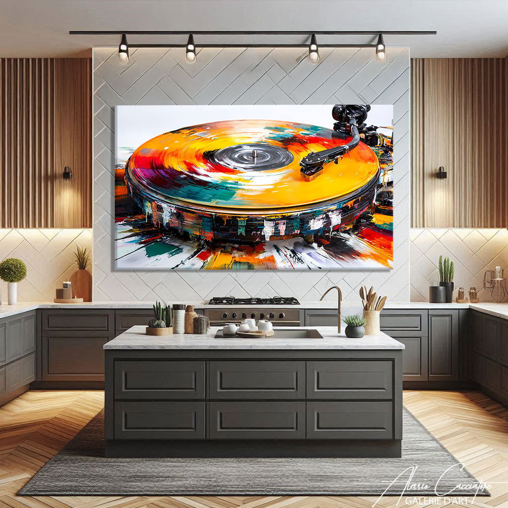 TABLEAU VINYLE COLORÉ