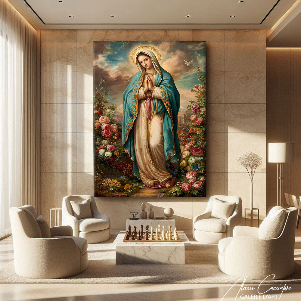 Tableau Vierge Marie Renaissance