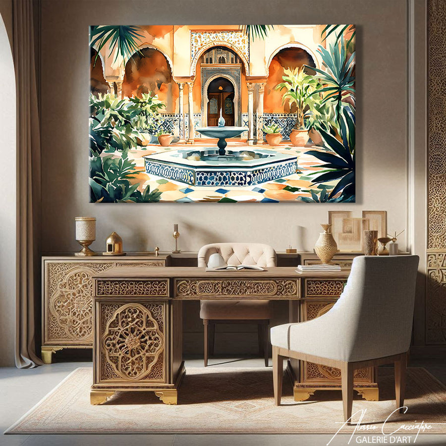 Tableau Marrakech – mise en situation