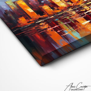 TABLEAU NEW YORK AQUARELLE Alessio Cacciatore