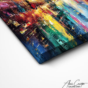TABLEAU HORIZONTAL ABSTRAIT AlessioCacciatore