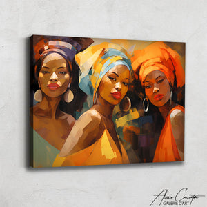 TABLEAU AFRICAIN FEMMES