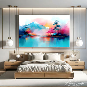 Tableau Aquarelle Paysage