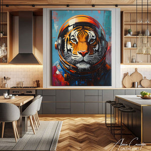 TABLEAU TIGRE COULEUR AlessioCacciatore