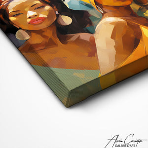 TABLEAU AFRICAIN FEMMES Alessio Cacciatore
