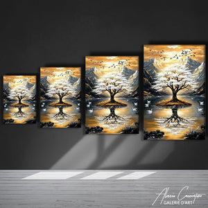 TABLEAU JAPONAIS ARBRE AlessioCacciatore