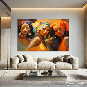 TABLEAU AFRICAIN FEMMES Alessio Cacciatore