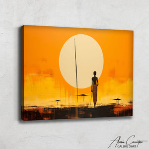 peinture paysage afrique