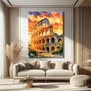 Peinture Colisee Rome