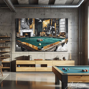 TABLEAU POUR SALLE DE BILLARD