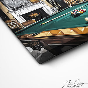 TABLEAU POUR SALLE DE BILLARD Alessio Cacciatore