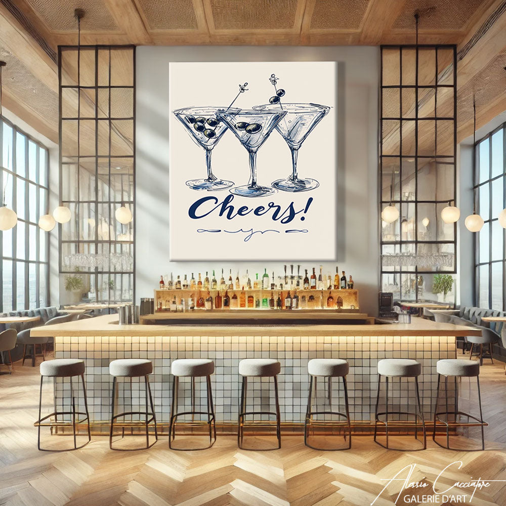 Tableau Peinture Alcool