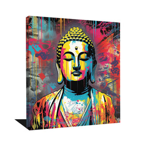 TABLEAU BOUDDHA POP Alessio Cacciatore