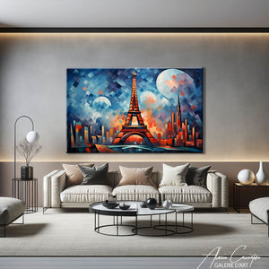 tableau art cubique