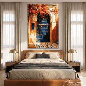 Toile Decoration Terracotta
