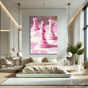 TABLEAU DÉCO DESIGN ECHEC AlessioCacciatore