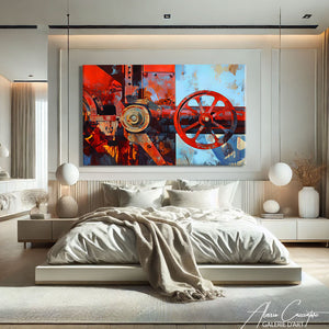 tableau vintage industriel