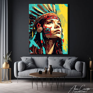 tableau femme indienne