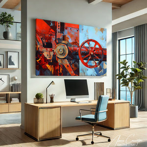 tableau deco industriel