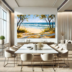 Tableau Peinture Mer Moderne