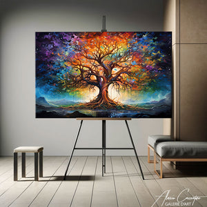 tableau arbre de vie couleur