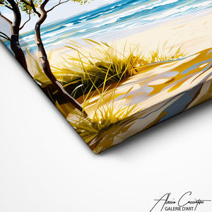 TABLEAU PLAGE MER Alessio Cacciatore