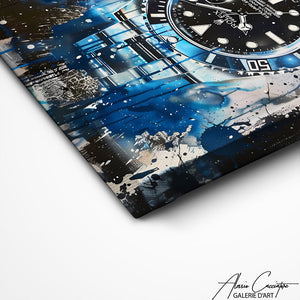 TABLEAU ROLEX BLEU Alessio Cacciatore