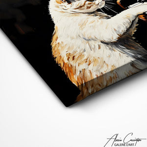 TABLEAU CHAT ORIGINAL Alessio Cacciatore