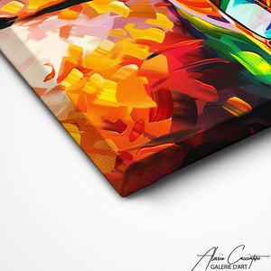 TABLEAU ABSTRAIT PORSCHE 911 AlessioCacciatore
