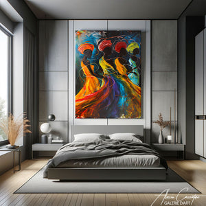 tableau d'afrique peinture