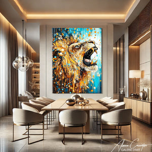 Tableau Lion Moderne