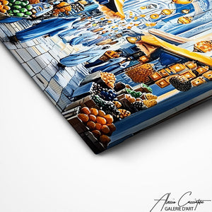 TABLEAU DÉCORATION BLEU AlessioCacciatore