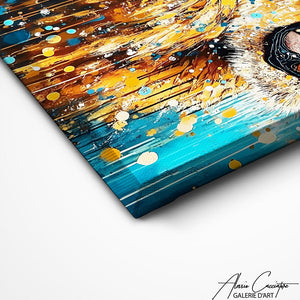 TABLEAU ABSTRAIT LION AlessioCacciatore
