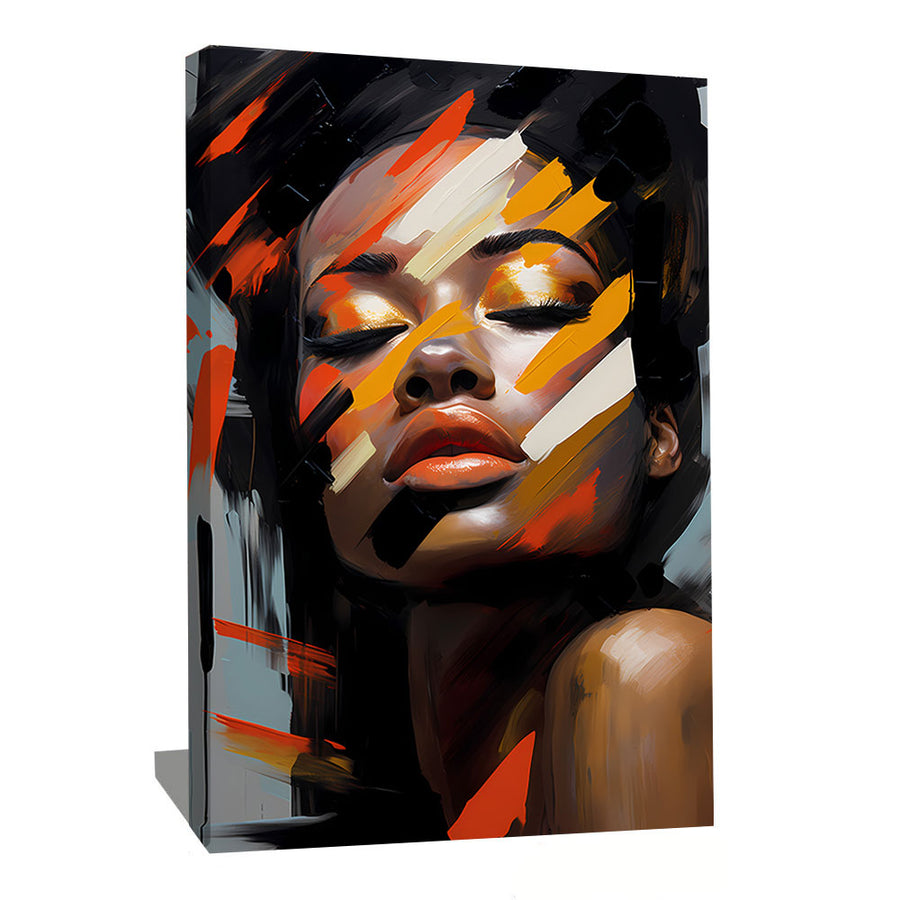 tableau femme africaine
