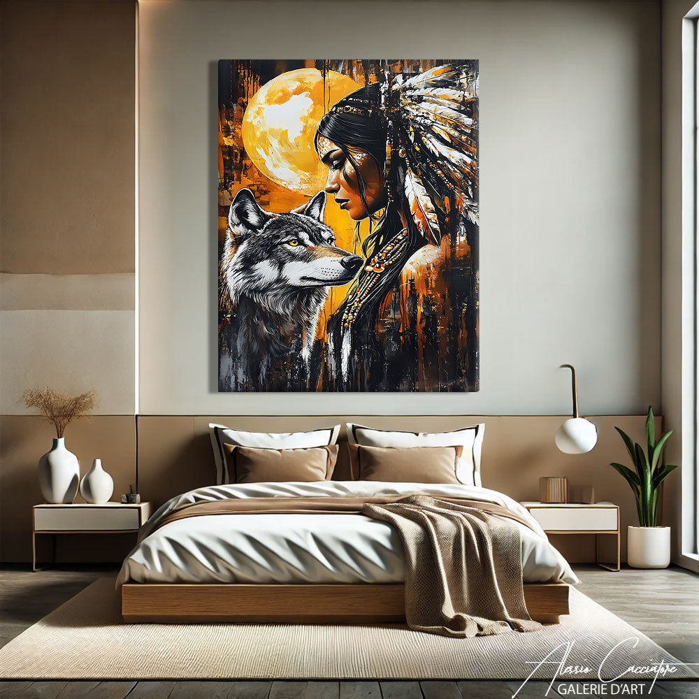 TABLEAU STYLE INDIEN