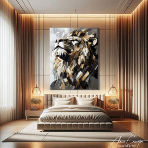 Tableau moderne Lion