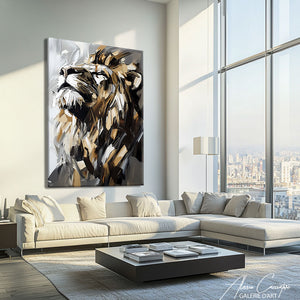 Tableau Lion Acrylique