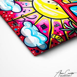 TABLEAU POP ART SOLEIL Alessio Cacciatore