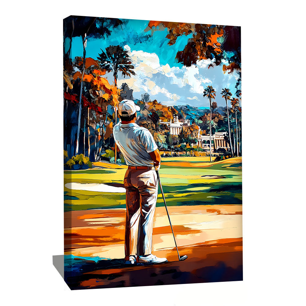 Tableau Joueur De Golf