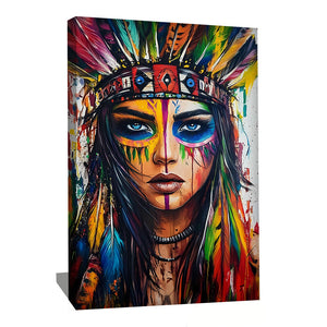 TABLEAU INDIENNE COULEUR