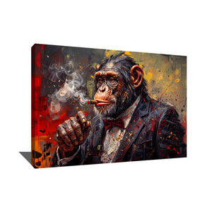 Tableau Singe Cigare
