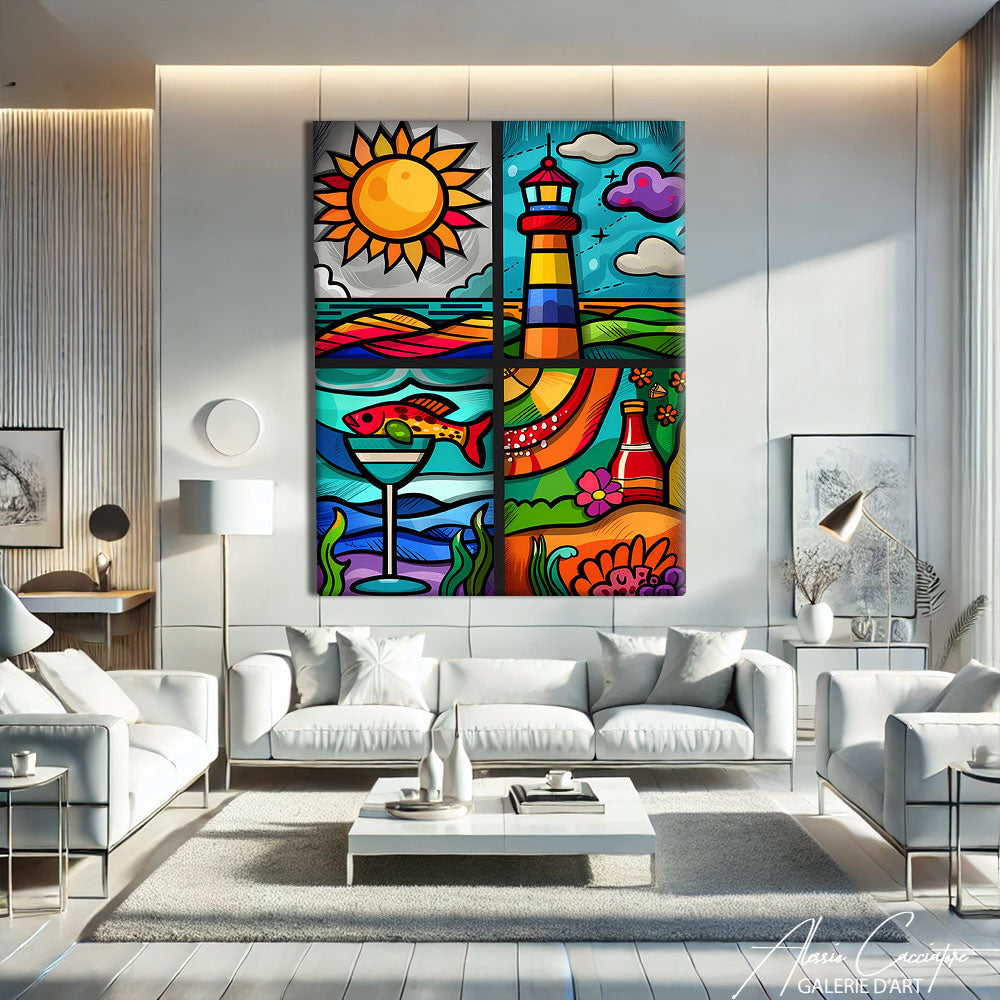 Tableau Pop Art Design