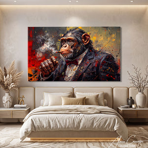 Toile Singe Cigare